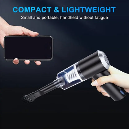 Multifunctional Wireless Charging Vacuum Cleaner, Large Suction Power, Wireless Power Supply, Suitable for Computer Cleaning, Household Cleaning, Cleaning, Valentine'S Day and New Year'S Gift